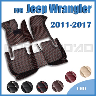 แผ่นรองพื้นรถยนต์ RHD สําหรับ Jeep Wrangler(FOUR DOOR)2011 2012 2013 2014 2015 2016 2017