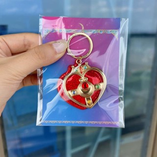 (($ยอดนิยม $) พวงกุญแจ จี้เซเลอร์มูน usj ซูเปอร์มูน แฮร์ สวยหรู หม้อแปลงแขวนกระเป๋า โลหะเงางาม