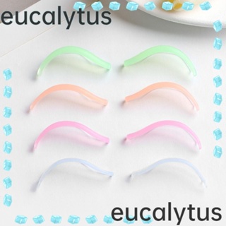 Eucalytus1 แผ่นซิลิโคนดัดขนตา ใช้ซ้ําได้ 4 ขนาด อุปกรณ์เสริม สําหรับแต่งหน้า