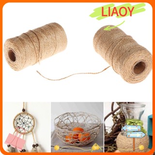 Liaoy เชือกปอ ยาว 100 เมตร สําหรับตกแต่งบ้าน DIY