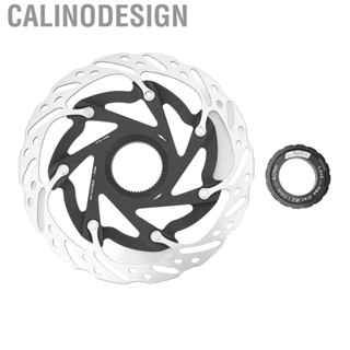 Calinodesign Disc Brake Rotor  160MM Bike Large Hollowed Out with Outer Lock Cover for Road