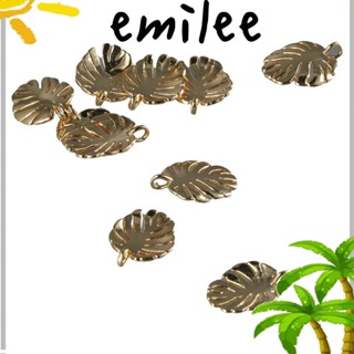 Emilee จี้สร้อยคอ สร้อยข้อมือ ชุบทอง ทองแดง ทองเหลือง รูปใบปาล์ม สําหรับผู้หญิง DIY