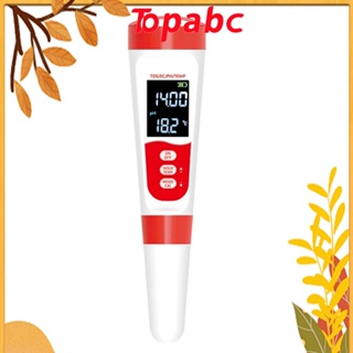 เครื่องวัดค่า PH ดิจิทัล 0.01ph 0-9999ppm 4 in 1 PH EC TDS ความแม่นยําสูง 0.00-14.00ph 0-9999us/cm 0-14 PH