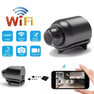 กล้องแอคชั่นรักษาความปลอดภัย 1080P HD Mini WiFi มองเห็นที่มืด IP Cam Audio Video Recorder