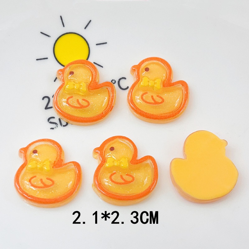 [2 #] Jibbitz Crocs กิ๊บติดผมเรซิ่น รูปผีเสื้อ ดอกไม้ หมีน้อย กระต่าย แมว แวววาว อุปกรณ์เสริม สําหรับรองเท้า QP - รูปที่ 4