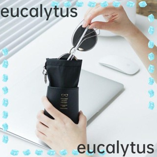 Eucalytus1 กระเป๋าใส่แว่นตา แบบหูรูด สําหรับผู้หญิง