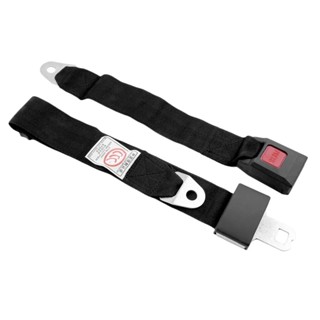 【yunhai】Universal Black Car Seat Belt Lap Belt Two Point Adjustable Safety