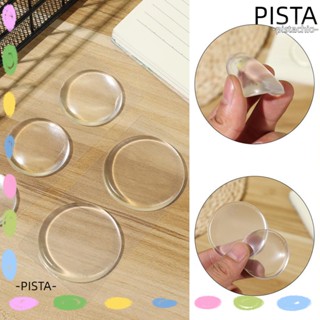 Pista 6 ชิ้น ตัวป้องกันผนัง บ้าน มือจับประตู กันลื่น มีกาวในตัว