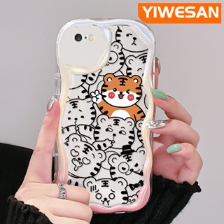 เคสโทรศัพท์มือถือแบบนิ่ม ใส กันกระแทก ลาย Good Luck Tiger Mascot สีสันสดใส สําหรับ iPhone 6 6 Plus 6s 6s Plus 7 Plus 8 Plus SE 2020