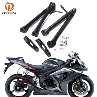 ขายดี ที่พักเท้าผู้โดยสาร ด้านหลัง สําหรับรถจักรยานยนต์ Suzuki GSXR 600 750 2006-2007