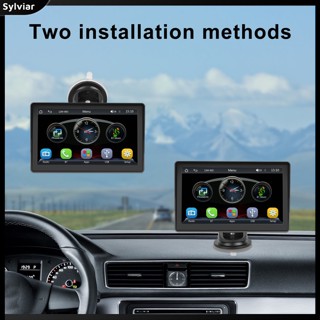 [sylviar] เครื่องเล่น Mp5 วิทยุ HD มัลติมีเดีย บลูทูธ 7 นิ้ว สําหรับ Carplay