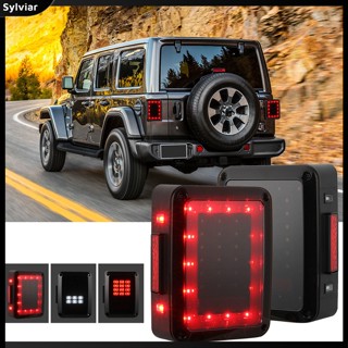 [sylviar] ไฟเบรกท้ายรถยนต์ LED สําหรับ Wrangler JK 07-17