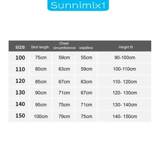 [Sunnimix1] ชุดเดรสคอสเพลย์ ชุดแฟนซี เจ้าหญิง สําหรับเด็กผู้หญิง