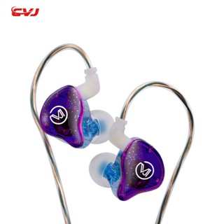 Cvj SD1 หูฟังอินเอียร์ แบบมีสาย ปลั๊ก 3.5 มม. IEM พร้อมไมโครโฟน เบสหนัก สําหรับแข่งขันกีฬา