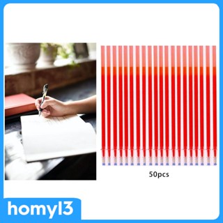 [Homyl3] ไส้ปากกาลบความร้อน แบบเปลี่ยน สีแดง สําหรับเย็บผ้า 50 ชิ้น