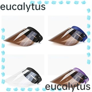 Eucalytus1 หมวกกันแดด PVC ปรับได้ สําหรับขี่จักรยาน ท่องเที่ยว