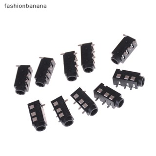 [fashionbanana] แจ็คเชื่อมต่อหูฟัง PCB ตัวเมีย PJ-320D 4 Pins SMD 3.5 มม. 10 ชิ้น