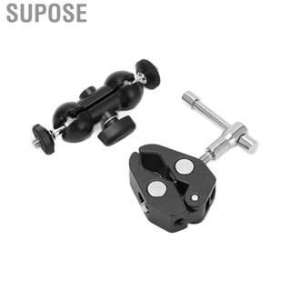 Supose Clamp Mount  All Metal Material 1/4 and 3/8 Screw Holes Easy To Use for