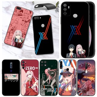 เคสโทรศัพท์มือถือแบบนิ่ม ลาย Darling in the FranXX สีดํา สําหรับ OPPO A3S A5S A5 A7 A37 A39 A59 A59 A57 4G F1s Neo 9