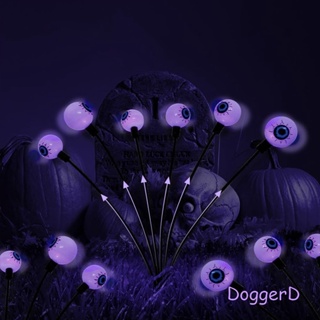 Doggerd โคมไฟ Led 6 ดวง พลังงานแสงอาทิตย์ กันน้ํา สําหรับตกแต่งทางเดิน กลางแจ้ง