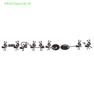 Aaairspecial สติกเกอร์ติดผนัง ลายการ์ตูนมดดํา สําหรับห้องเด็ก TH