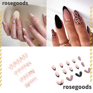 Rosegoods1 เล็บปลอม แบบกด DIY สไตล์ฝรั่งเศส