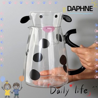 เหยือกแก้วใส ลายการ์ตูน DAPHNE ขนาด 500 มล. 1800 มล. สําหรับใส่ชา