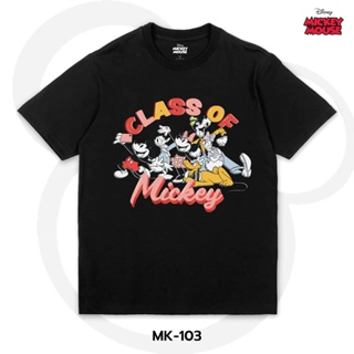 เสื้อยืดการ์ตูน Mickey Mouse คอลเลคชั่น "Mickey Mondays"  ลิขสิทธ์แท้ DISNEY (MK-103)