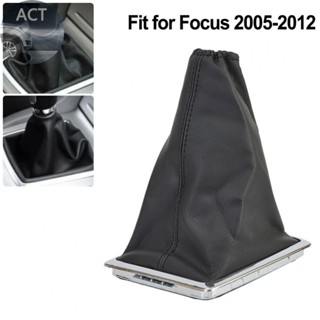 ปลอกหุ้มคันเกียร์รถยนต์ หนัง PU กันฝุ่น สําหรับ Ford Focus 2005-2012