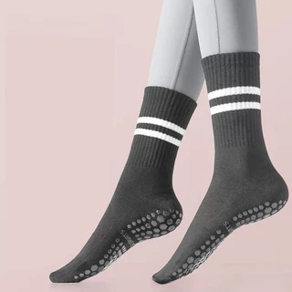 Fit.HER Yoga socks women mid-calf silicone non-slip professional skipping Pilates indoor fitness sports training floor socks