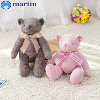 Martin หมอนตุ๊กตาหมี ผ้าฝ้าย PP ขยับข้อต่อได้ 4 สี คุณภาพสูง ของเล่นสําหรับเด็ก