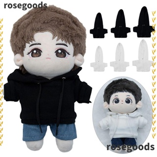 Rosegoods1 เสื้อกันหนาว มีฮู้ด แฮนด์เมด อุปกรณ์เสริม สําหรับตุ๊กตา 1/12BJD