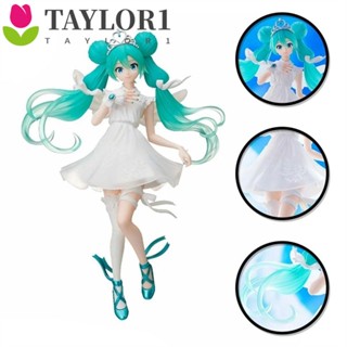 Taylor1 โมเดลฟิกเกอร์ PVC อนิเมะ Virtual Idol Singer Hatsune Miku สองมิติ ครบรอบ 15 ปี 21 ซม.