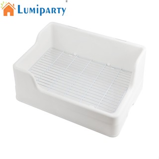 Lumiparty กล่องชักโครก ขนาดใหญ่ ป้องกันการพลิกกลับ สําหรับสัตว์เลี้ยง กระต่าย