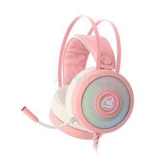 HEADSET (7.1) SIGNO E-SPORT HP-824 PINKKER RGB PINK