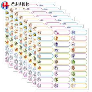 Chink สติกเกอร์ฉลากเขียนชื่อได้ กันน้ํา สําหรับเด็ก 150 ชิ้น ต่อถุง 2 ถุง