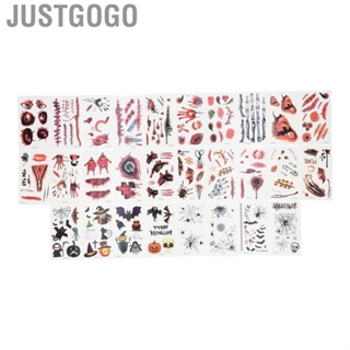 Justgogo Tattoo Template   Easy  Non Toxic Odourless for Neck Legs Back Face Party Halloween Hands Waist