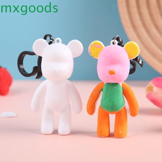 Mxgoods ชุดพวงกุญแจ จี้หมี แฮนด์เมด DIY