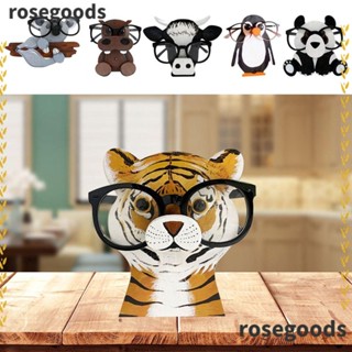 Rosegoods1 ขาตั้งไม้ รูปสัตว์ สําหรับตกแต่งแว่นตากันแดด