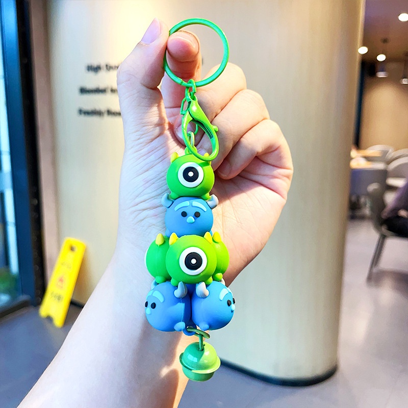 พวงกุญแจ จี้ตุ๊กตาหมีสตรอเบอร์รี่ Die Le Big Eye pvc สําหรับห้อยกระเป๋า - รูปที่ 6