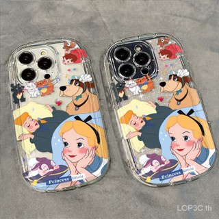 เคสโทรศัพท์มือถือ ซิลิโคน ใส กันกระแทก ลายการ์ตูนเจ้าหญิงฝันน่ารัก สไตล์เกาหลี สําหรับ iPhone 14 13 12 11Promax X XR XS 7plus 8plus 11 12 13 14 pro เคส