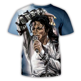 เสื้อยืด พิมพ์ลายนักร้อง King Of Rock And Roll Michael Jackson 2022