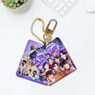 Acrylic Keychain BTS Festa 2022 พวงกุญแจ อะคริลิค 2 ชิ้นเข้าด้วยกัน บีทีเอส จี้ห้อยกระเป๋า Jungkook Jimin Suga V Jin RM