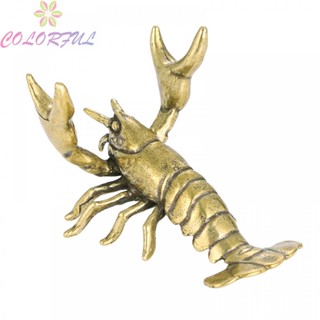 【COLORFUL】Bronze Ornaments 51g Crayfish Style Ornament Brand New Table Decoration