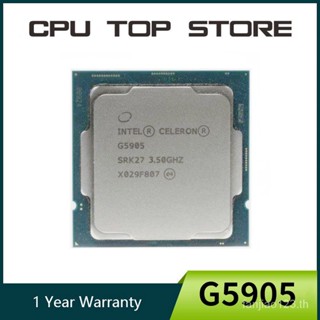 โปรเซสเซอร์ CPU Intel Celeron G5905 3.5GHz Dual-Core Dual-Thread L3 = 4M 58W LGA 1200