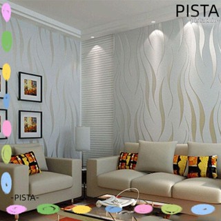 Pista วอลเปเปอร์ติดผนัง สวยงาม ไม่ทอ พื้นหลังห้องนอน ตกแต่งพื้นหลัง