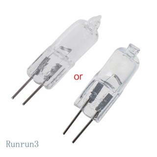 Run G4 หลอดไฟฮาโลเจน 20W 12V สําหรับ JC Type 2 Pin