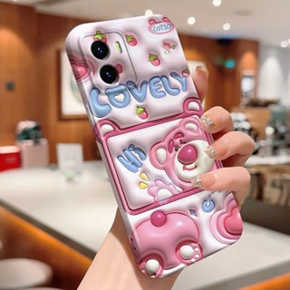 เคสโทรศัพท์มือถือแบบแข็ง กันกระแทก กันรอยกล้อง ลายการ์ตูนหมี Lotso สําหรับ Vivo V27 Pro Y20s G Y20t Y30 Y30g Y50 Y55 Y55s Y74s Y76s Y75