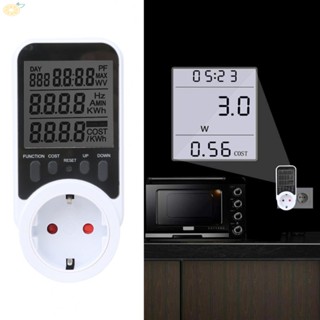 【VARSTR】Energy Cost Meter 3680 W Current Meter Overload Protection Power Meter