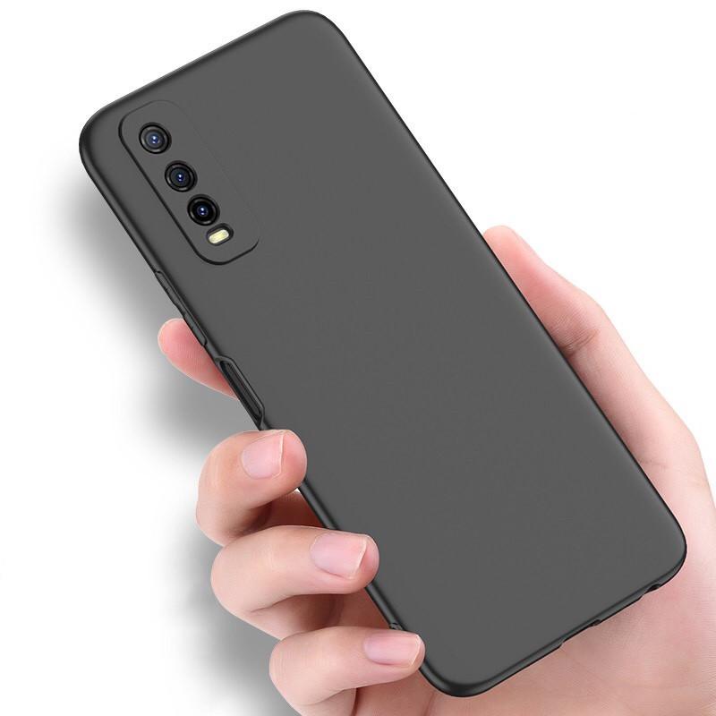 เคส Vivo Y12A สำหรับวีโว่ ซิลิโคนสีดำ กันกระแทก นิ่ม TPU Case